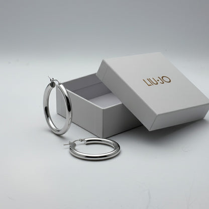 Liu Jo Silver Hoops - LJ2372