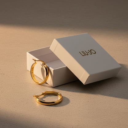 Liu Jo Gold Hoops - LJ2376