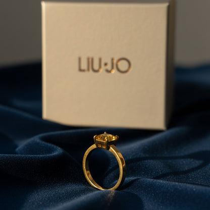 Liu Jo Cher Gold Ring - Yellow - LJ2434