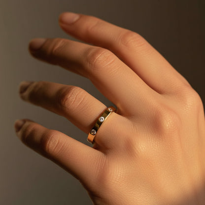 Liu Jo Rina Gold Ring - LJ2463