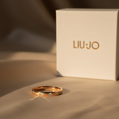Liu Jo Rina Rosegold Ring - LJ2465