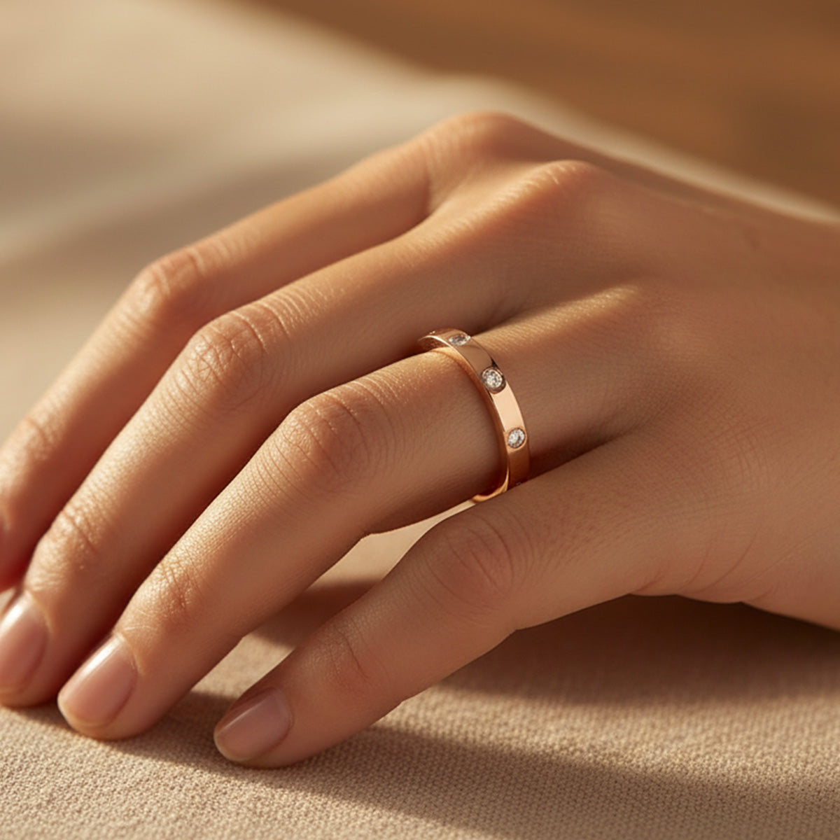 Liu Jo Rina Rosegold Ring - LJ2465
