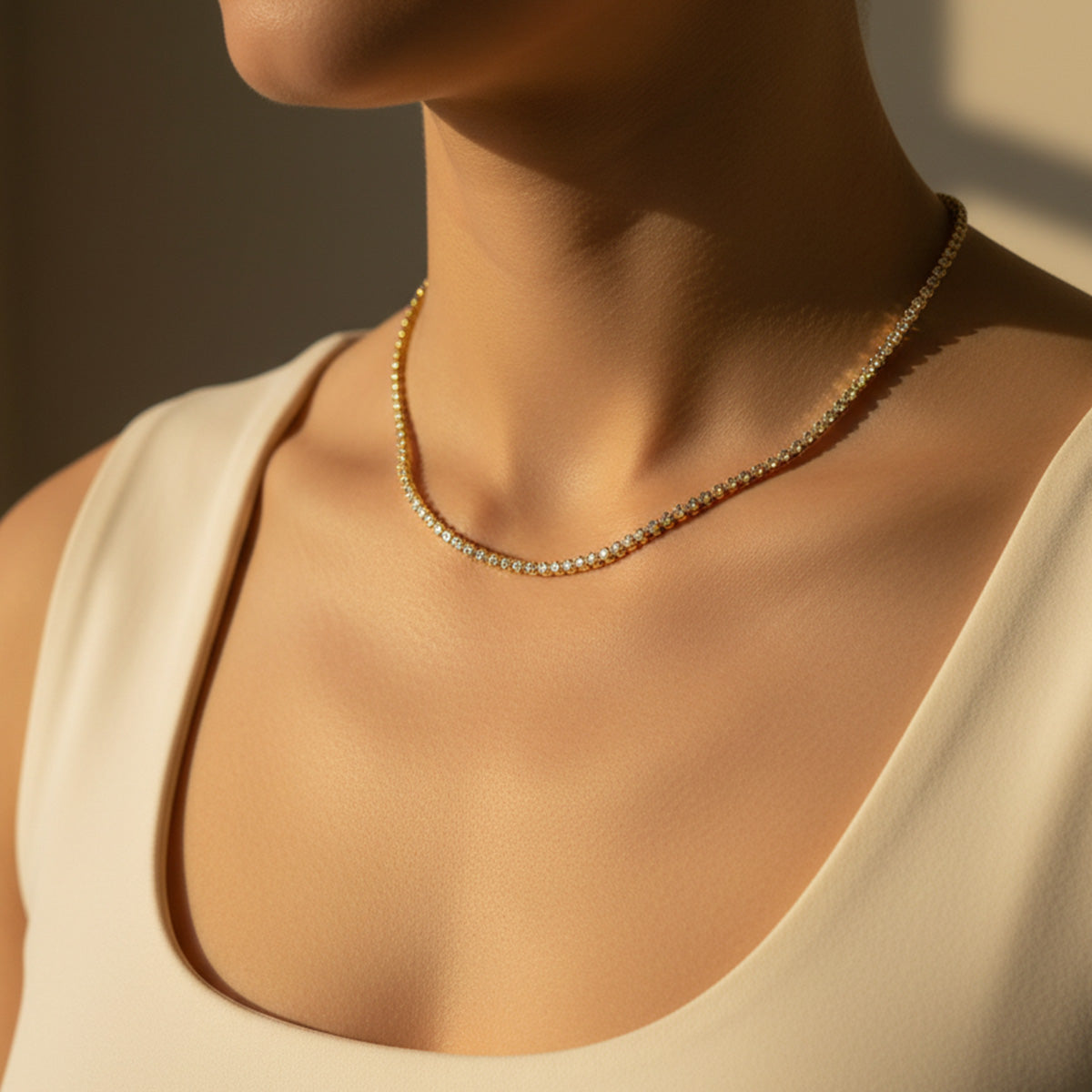 Liu Jo Onyx Gold Necklace - LJ2476