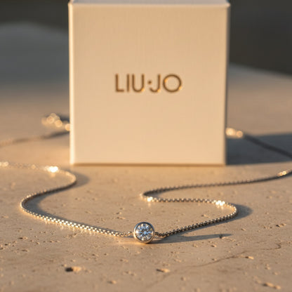 Liu Jo Silver Pendant Necklace - LJ2529