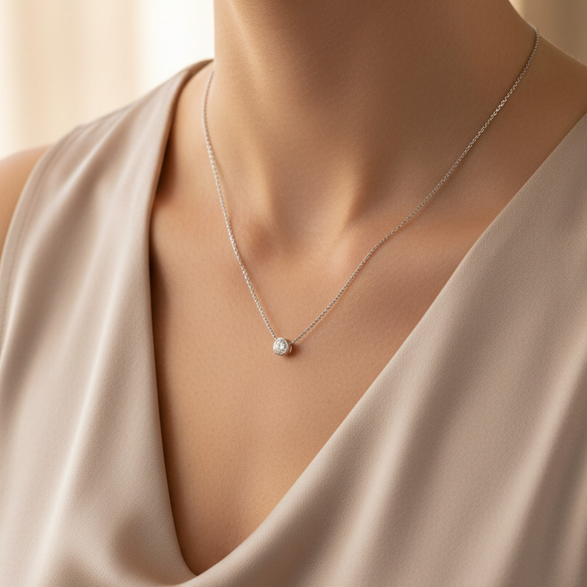 Liu Jo Silver Pendant Necklace - LJ2529