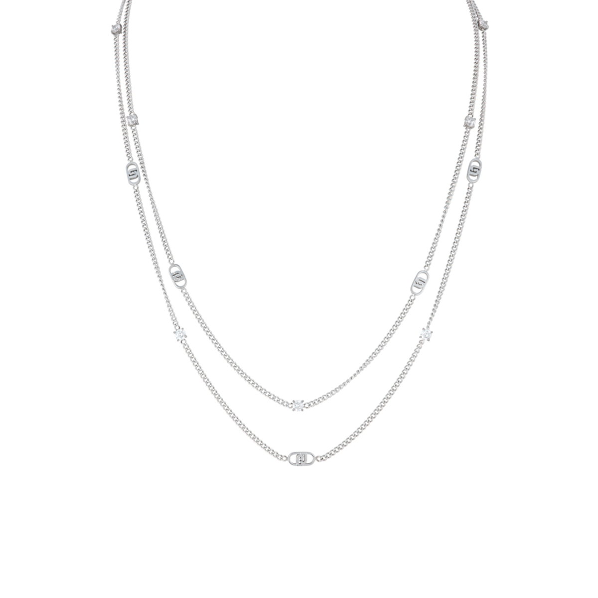 Liu Jo Floet XS Silver Necklace - LJ2900