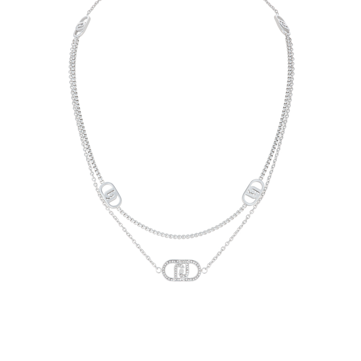 Liu Jo Floet Silver Necklace - LJ2902