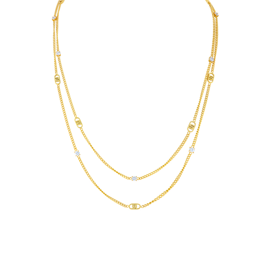 Liu Jo Floet XS Gold Necklace -  LJ2905