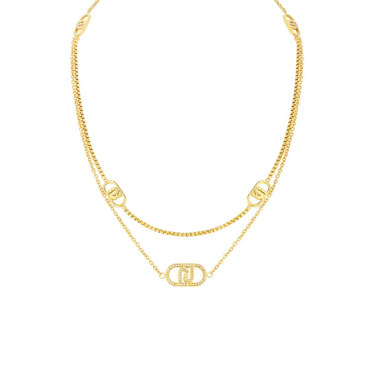 Liu Jo Floet Gold Necklace - LJ2907