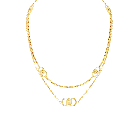 Liu Jo Floet Gold Necklace - LJ2907
