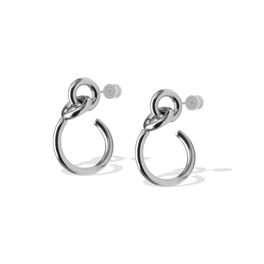 Liu Jo Loop Silver Earrings - LJ2921