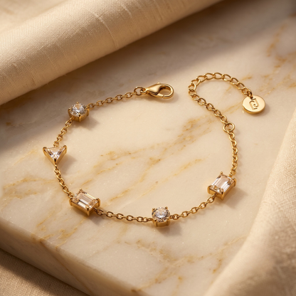 Liu Jo Beam Bracelet Pair (Gold + Silver)