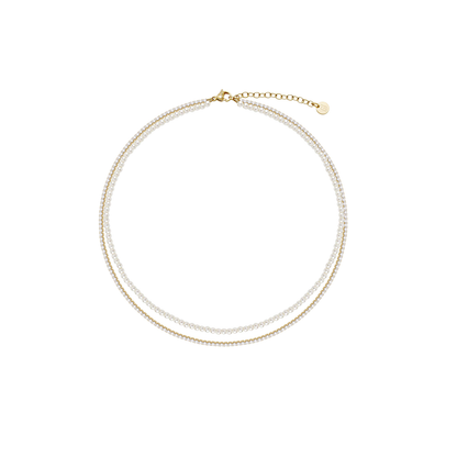 Liu Jo Lune Duo Gold Necklace - LJ3026
