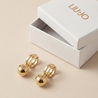 Liu Jo Opal Gold Earrings - LJ3046