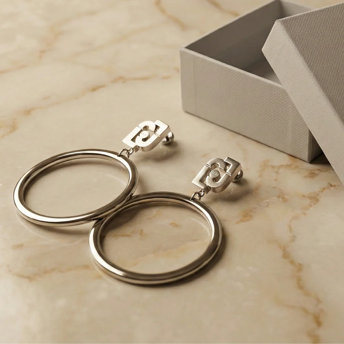 Liu Jo Aura Studs Pair (Silver + Gold)