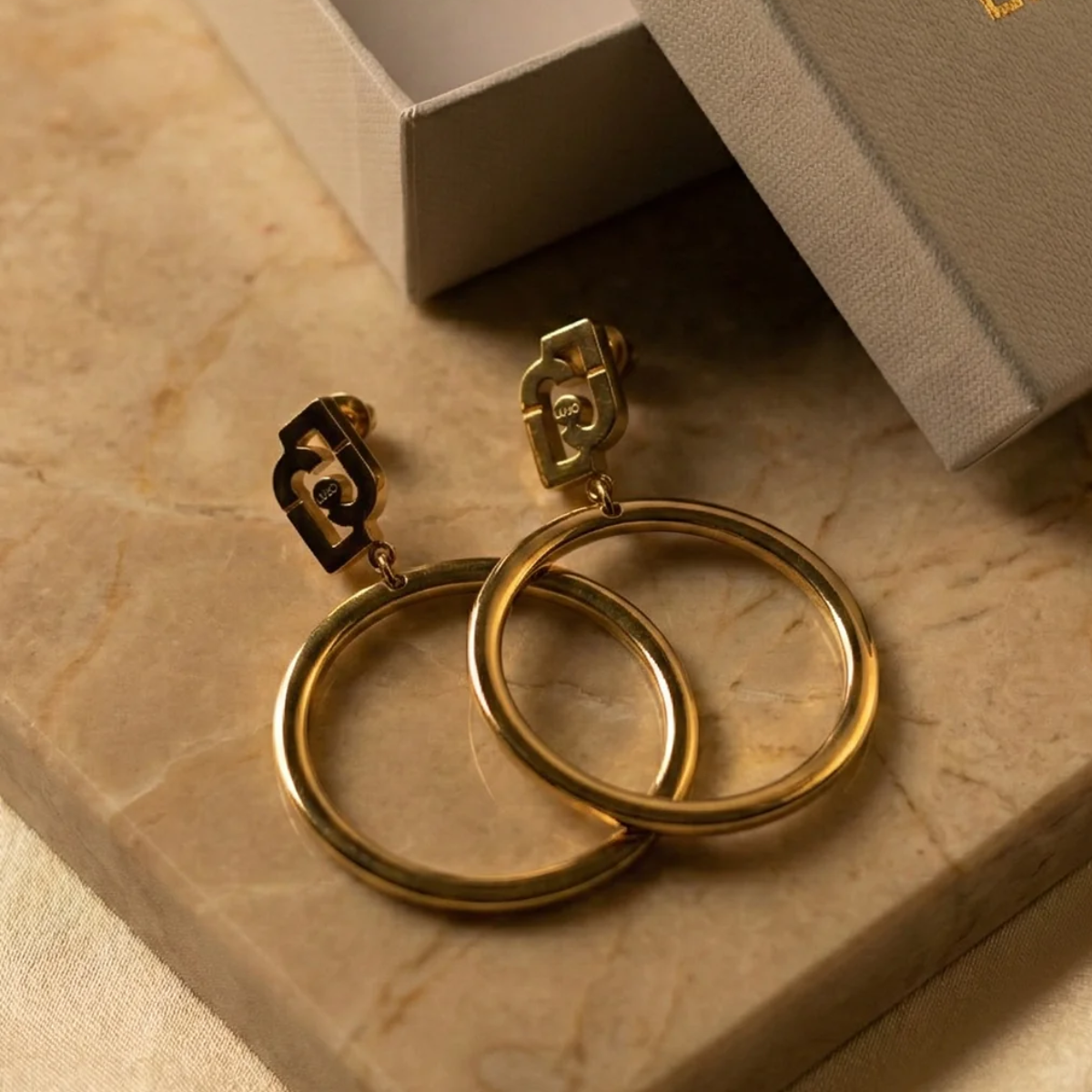 Liu Jo Aura Studs Pair (Silver + Gold)
