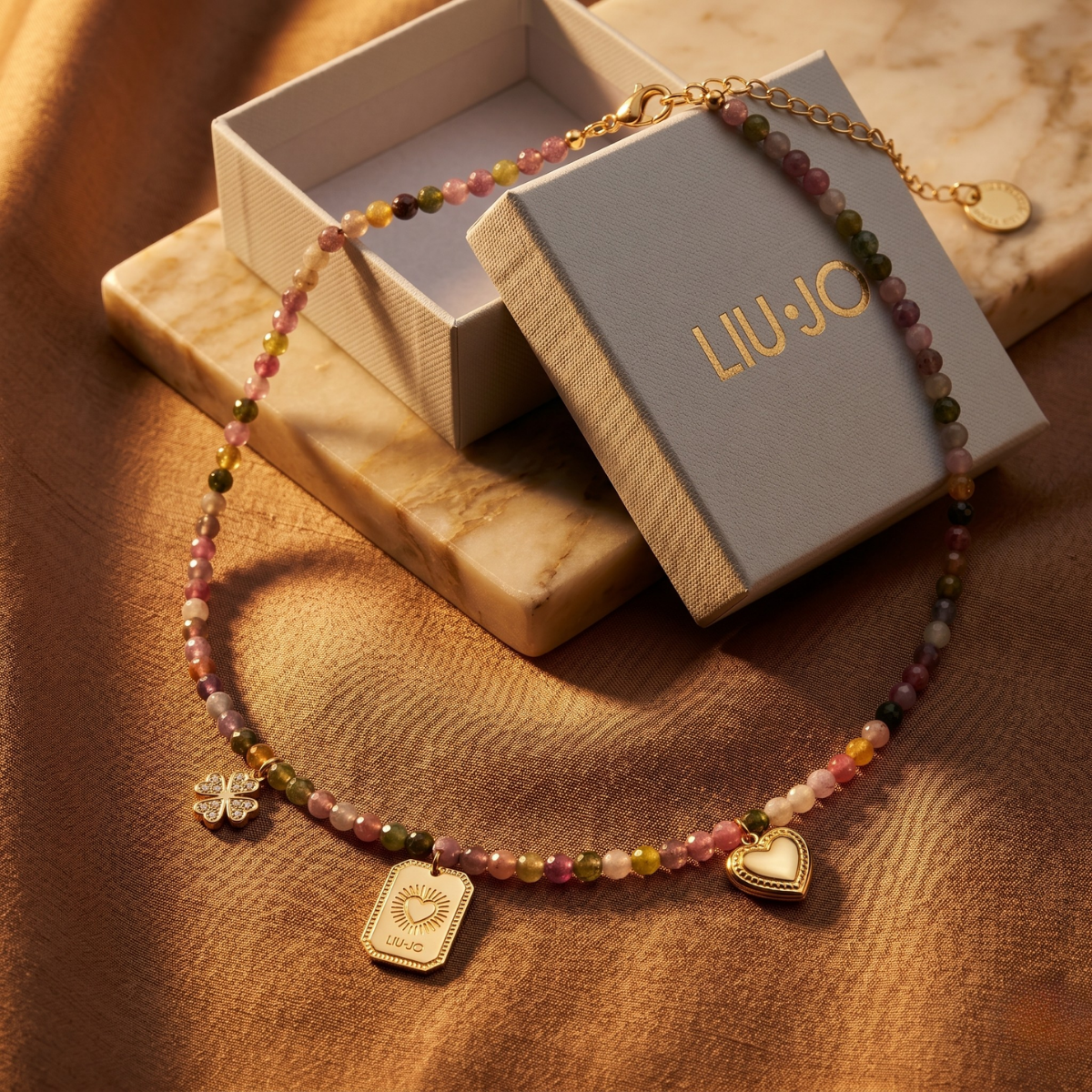 Liu Jo Terra Gold Necklace - LJ3156