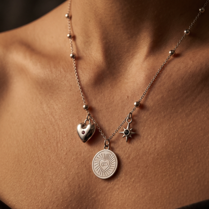 Liu Jo Anello Silver Necklace - LJ3159