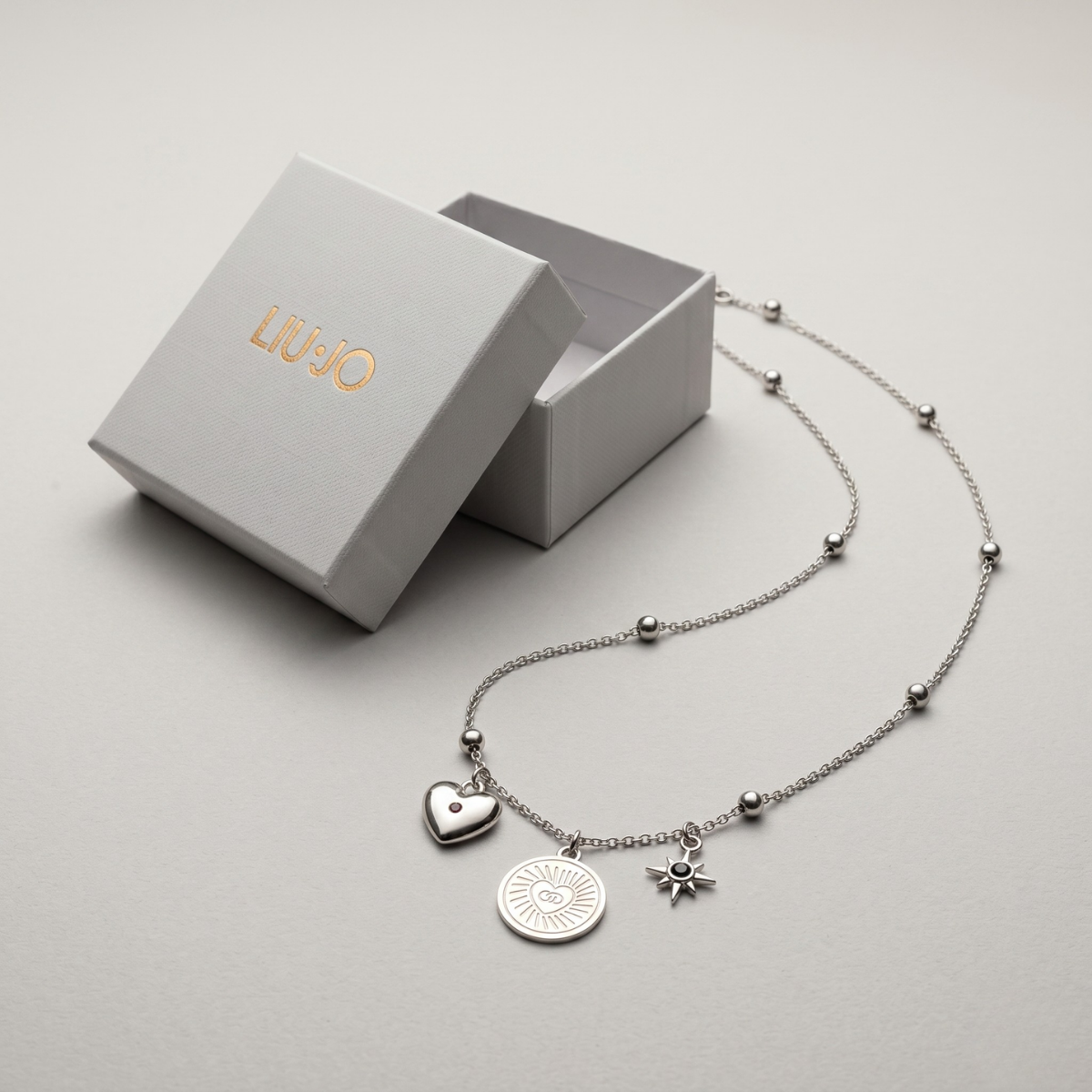 Liu Jo Anello Silver Necklace - LJ3159