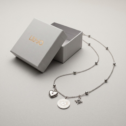 Liu Jo Anello Silver Necklace - LJ3159