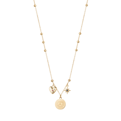 Liu Jo Anello Gold Necklace - LJ3160