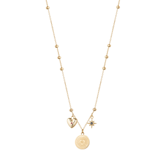 Liu Jo Anello Gold Necklace - LJ3160