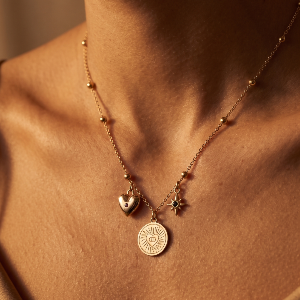 Liu Jo Anello Gold Necklace - LJ3160