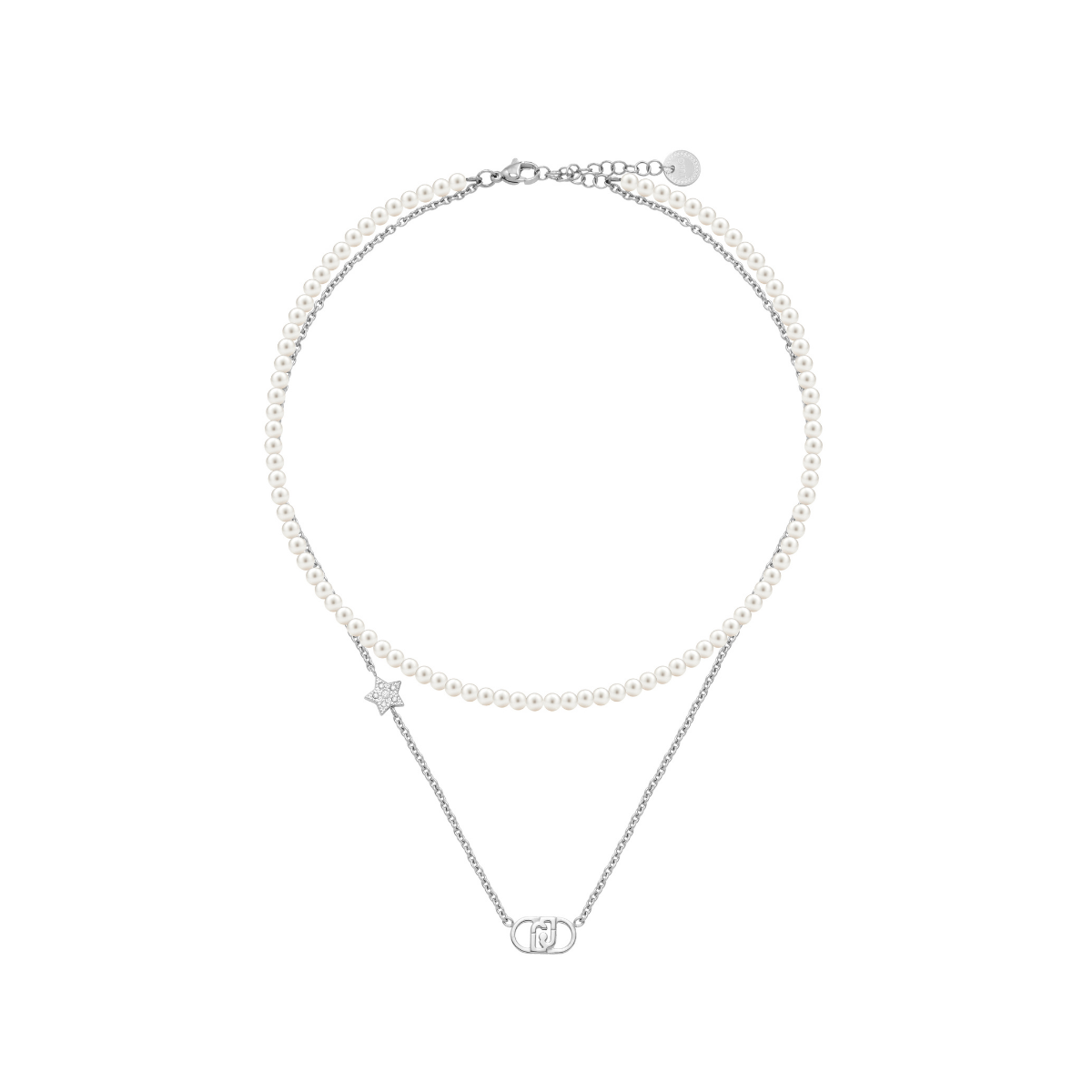 Liu Jo Perla Silver Necklace - LJ3163
