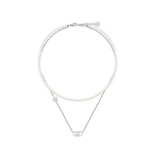 Liu Jo Perla Silver Necklace - LJ3163