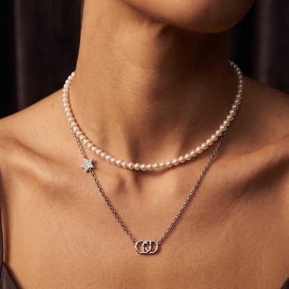 Liu Jo Perla Silver Necklace - LJ3163