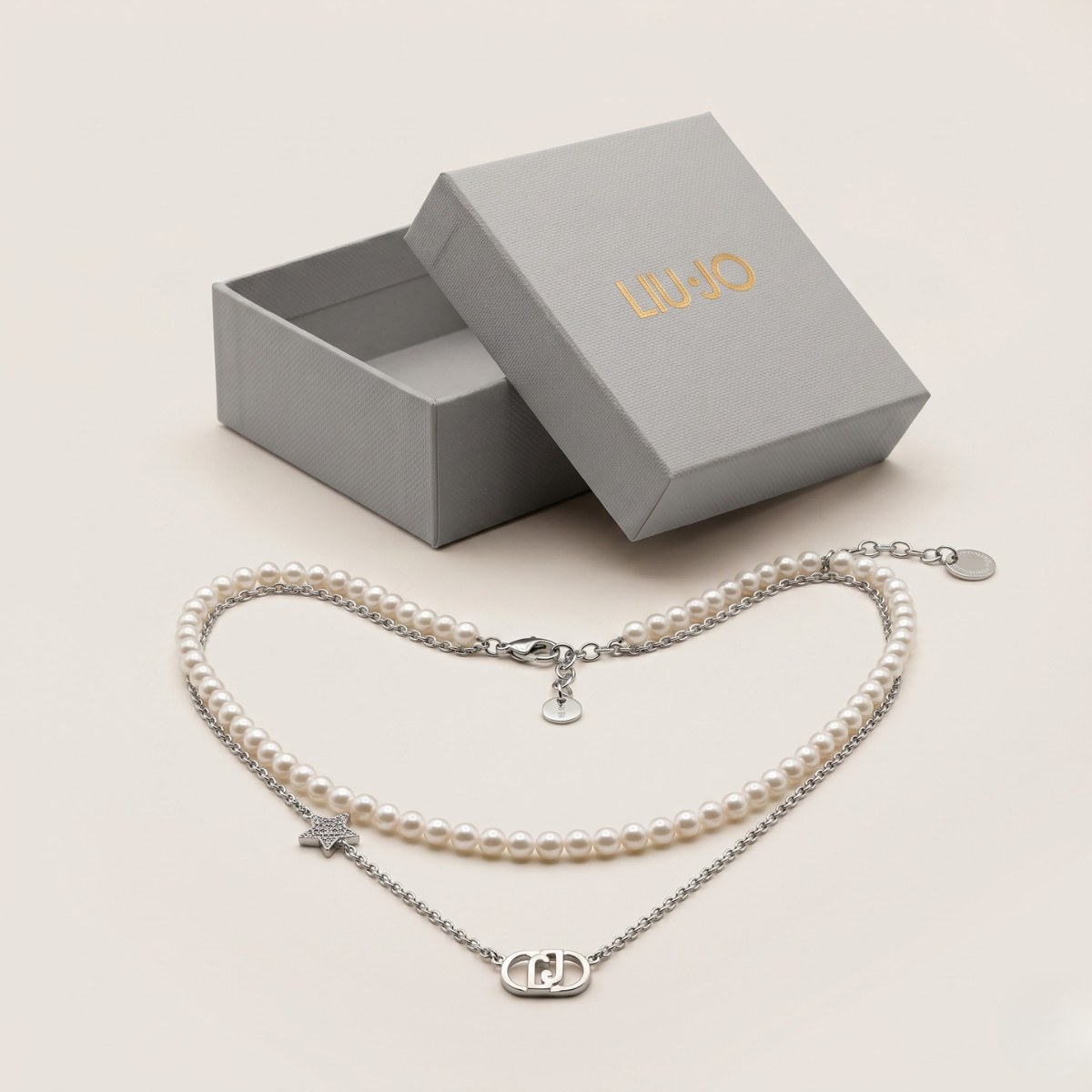 Liu Jo Perla Silver Necklace - LJ3163