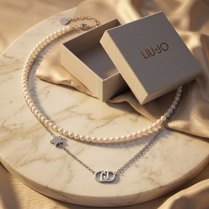 Liu Jo Perla Silver Necklace - LJ3163