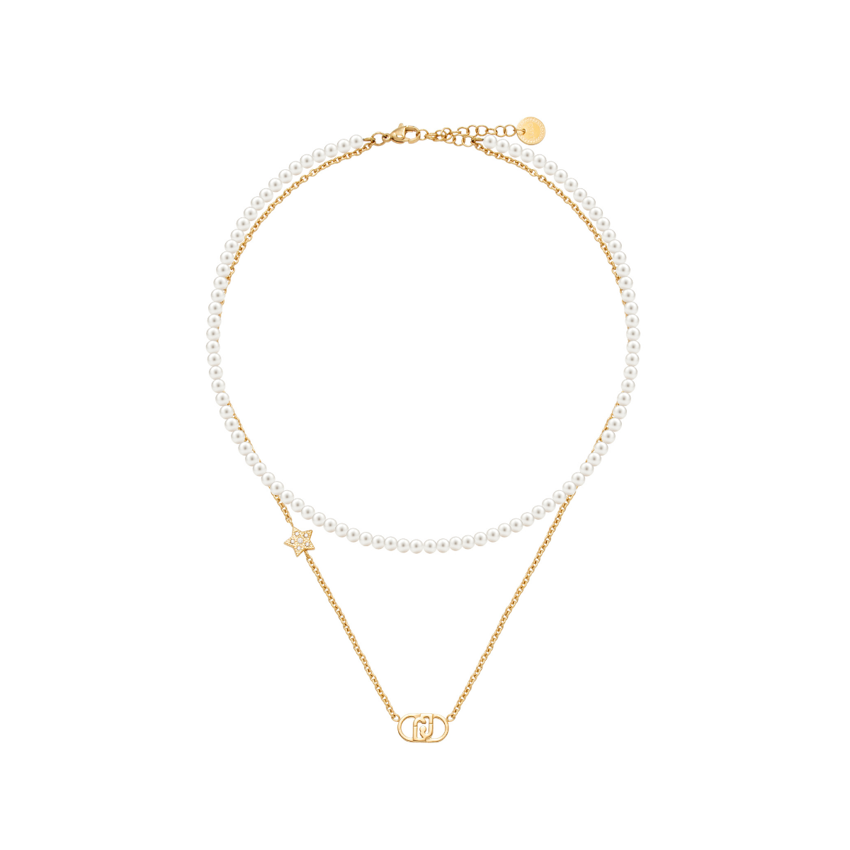Liu Jo Perla Gold Necklace - LJ3164
