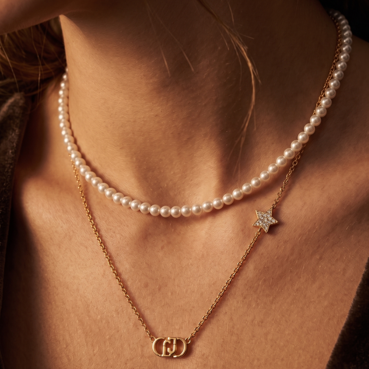 Liu Jo Perla Gold Necklace - LJ3164