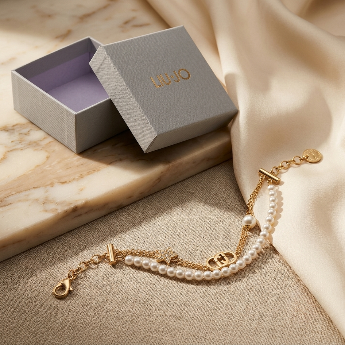Liu Jo Perla Gold Bracelet - LJ3166