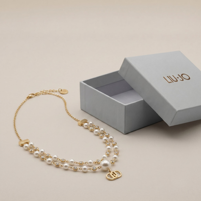 Liu Jo Luna Gold Necklace - LJ3169