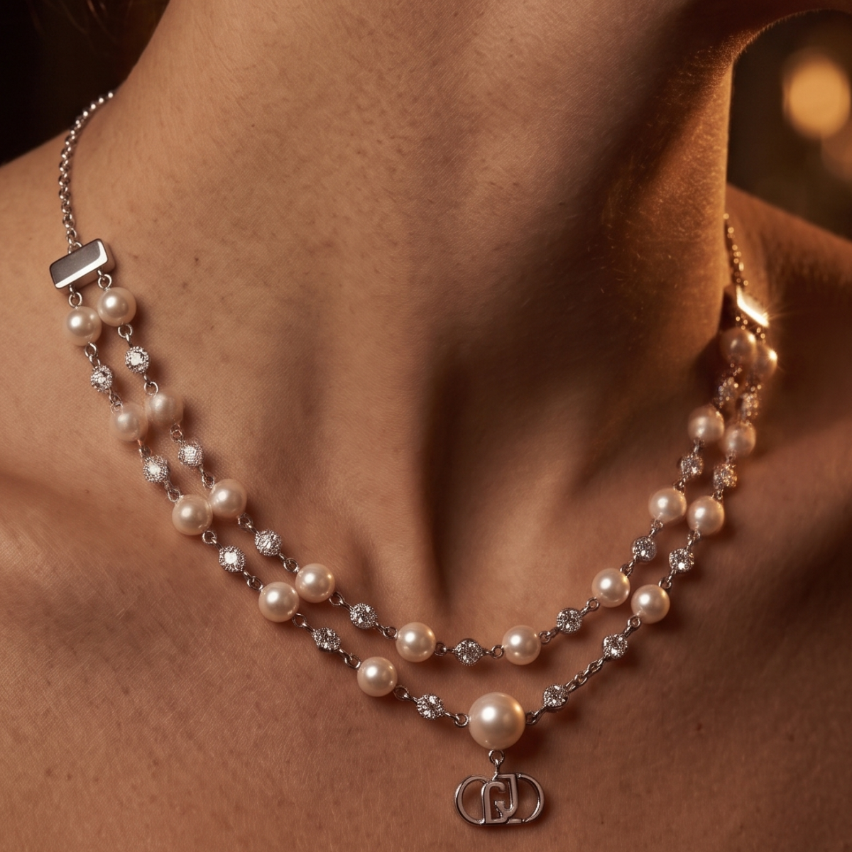 Liu Jo Luna Silver Necklace - LJ3170
