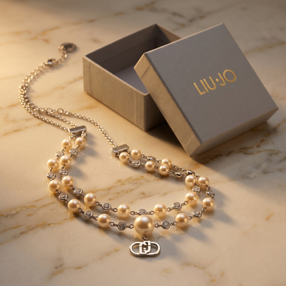 Liu Jo Luna Silver Necklace - LJ3170