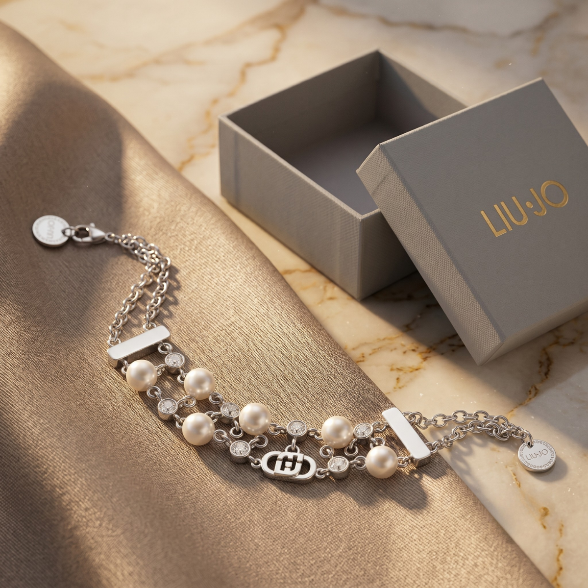 Liu Jo Luna Silver Bracelet - LJ3172