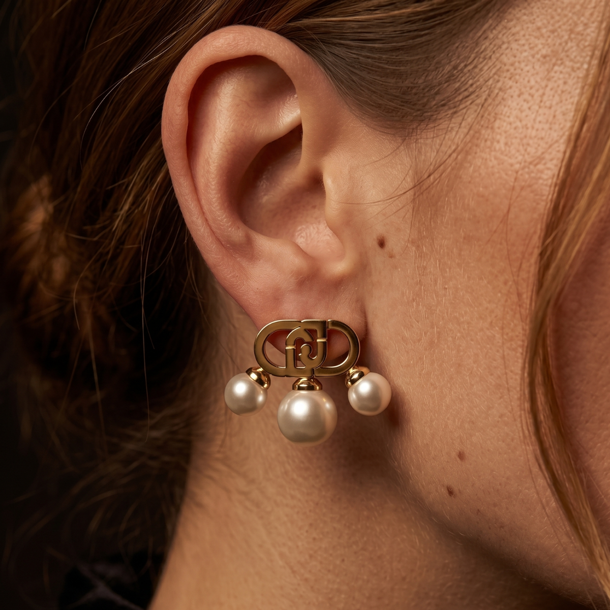 Liu Jo Luna Gold Earrings - LJ3173