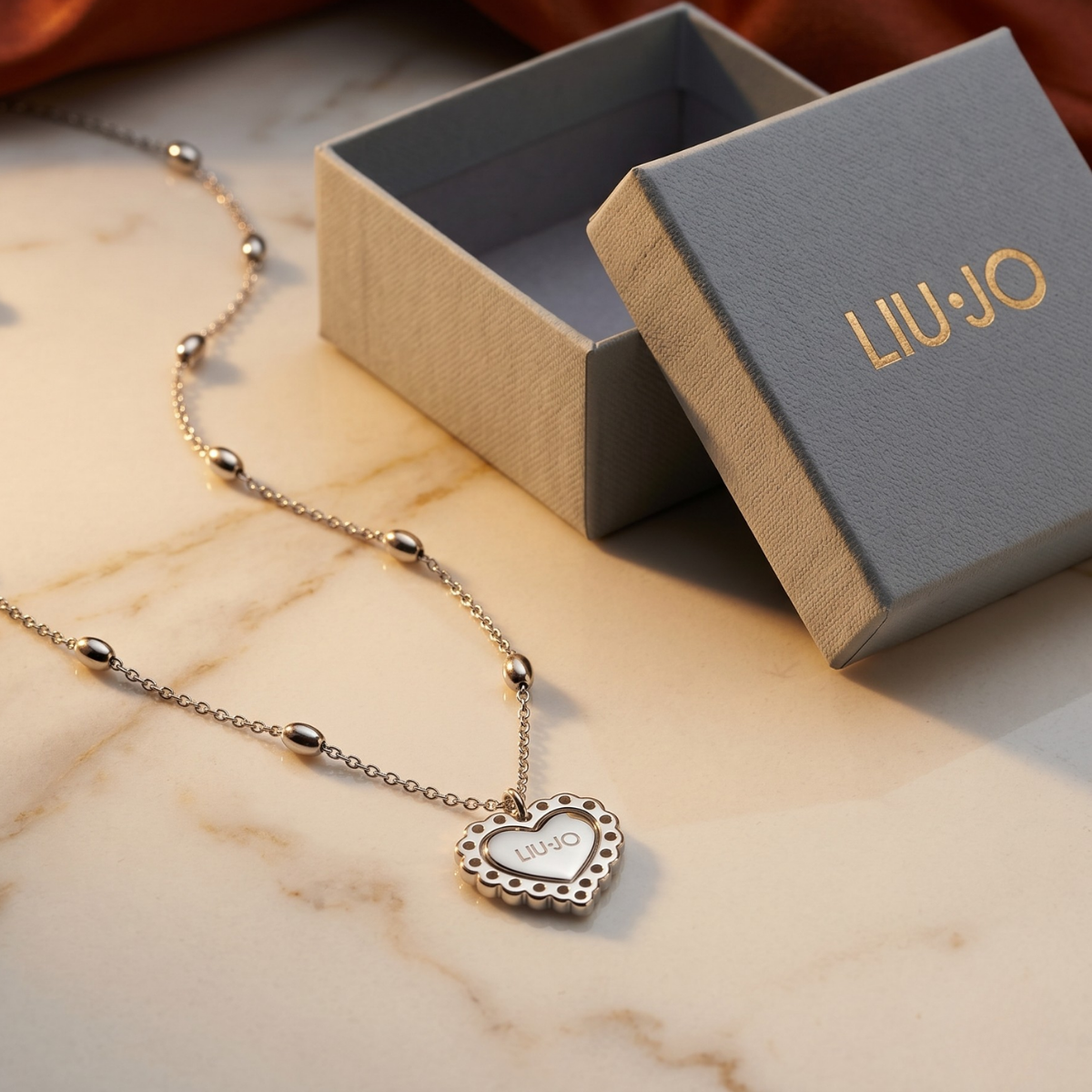 Liu Jo Stella Silver Necklace - LJ3204