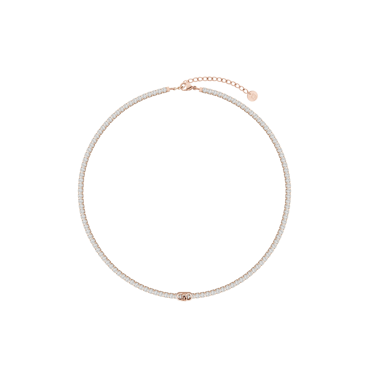Liu Jo Neve Rose Gold Necklace - LJ3212