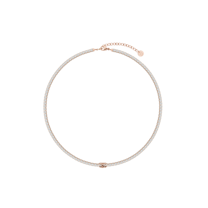 Liu Jo Neve Rose Gold Necklace - LJ3212