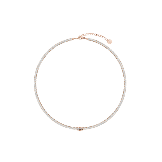 Liu Jo Neve Rose Gold Necklace - LJ3212
