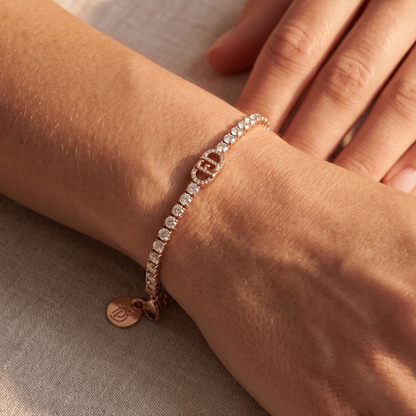 Liu Jo Neve Rose Gold Bracelet - LJ3218