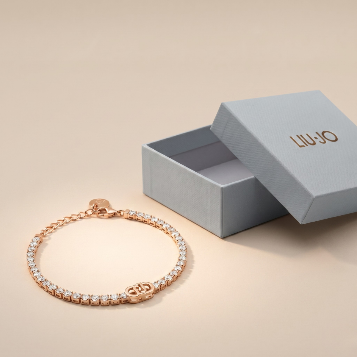 Liu Jo Neve Rose Gold Bracelet - LJ3218