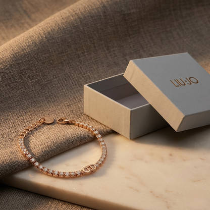 Liu Jo Neve Rose Gold Bracelet - LJ3218