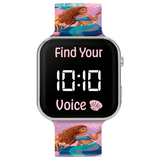 Disney The Little Mermaid Printed Strap LED Watch-LMM4036