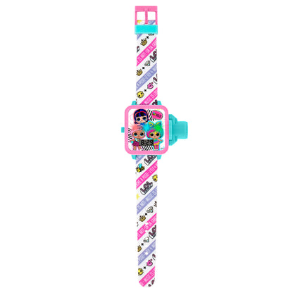 LOL Surprise Pink & White Strap Projection Watch - LOL4503