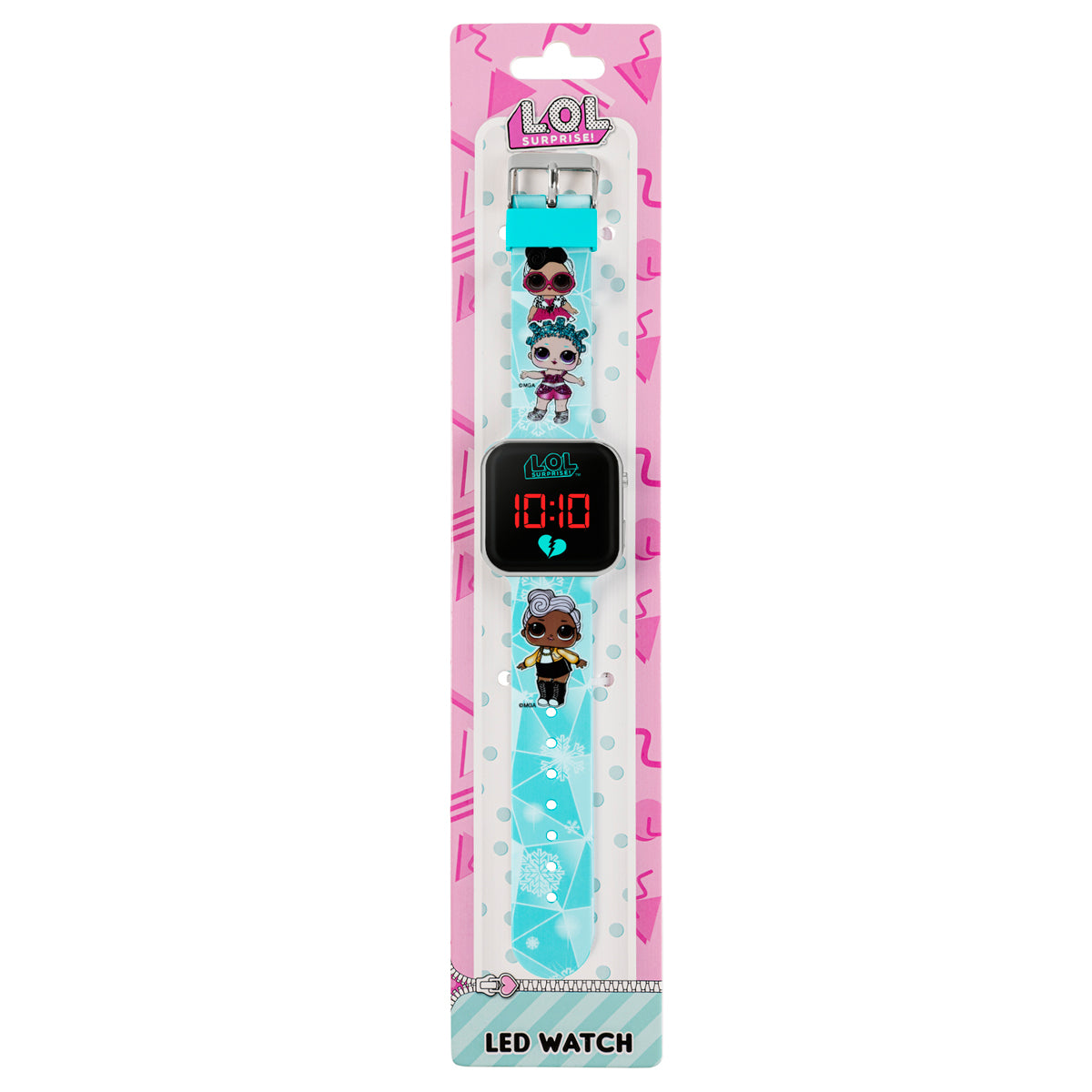 LOL Surprise Printed Blue Silicon Strap Watch-LOL4531ARG